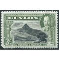 Ceylon 1935 SG369 2c Black & Olive-Green Mounte...
