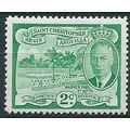 St Kitts-Nevis 1952 SG95 2c Green Mounted Mint ...