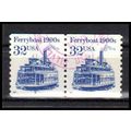 Used 2466 32c Ferryboat Very Fine CNP Left 4 PA...