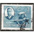 North Borneo 1950 SG357 2c Blue Very Fine Used ..
