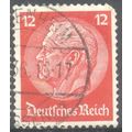 Germany 1934 - 12pf carmine - President Von Hin...