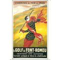 Advertising LE GOLF de FONT-ROMEU Postcard (Din...