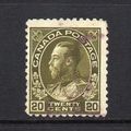 Canada - 1911-22 - 20c Olive (sg213) Used