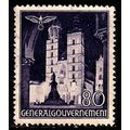 Poland 1940 Building 80Gr Used Stamp "General G...