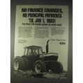 1982 Ford TW-30 Tractor Ad - No Finance Charges