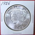 1926 Peace Dollar. This Coin is a replica and c...