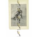 Cowboy Lighting The Range Fire, Book Illustrati...