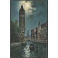 Rio San Barnaba, Venezia, c.1920 - Cartolina