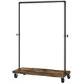 Rustic Industrial Laundry Pipe Garment Rack Loc...