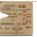 B.R. Edmondson Ticket - Finchley Rd. & Frognal ...