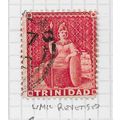 TRINIDAD 1863 RED 1d NVI SG69x USED SON DATED &...