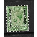 BECHUANALAND 1925-7 PROTECTORATE O/P ON 1/2d MI...