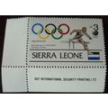 Sierra Leone 1989 Olympic Medal Winners Seoul 3...