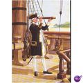GB Postcard - Officer - HMS Centurion, 1776