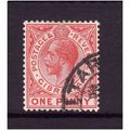 GIBRALTAR 1912 SG 77 1d CARMINE RED FINE USED #4