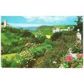 Manorbier, Pembrokeshire - Church & Castle from...