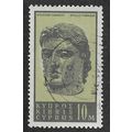 CYP 1962 10m 'BRONZE HEAD OF APOLLO' FINE USED ...