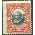 Panama (Canal Zone) 1906 - SG27 - 2c red and bl...