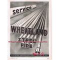 WHEATLAND TUBE COMPANY 1955 oil gas petroleum s...
