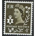 Northern Ireland 1968 4d Olive Sepia SGNI8 UM