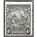 Barbados 1938 SG253 4d Black Mounted Mint . .. .