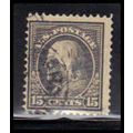 Used 418 15c Benjamin Franklin Barely Clears K0281