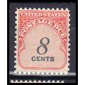 J96 8c Postage Due Just Clears MNH KA1116