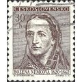 CZECHOSLOVAKIA, Bozena Nemcova, 1820-1862, brow...