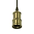 GE Vintage Style Light Fixture, Soft Gold with ...