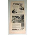 1944 Piper Cub Plane Ad - Prepares for Post-war Flying