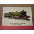G.W.R., no 4079 STEAM ENGINE collector postcard...