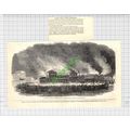 San Francisco Fire Portsmouth Square USA - 1850...