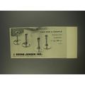 1956 Georg Jensen Candlesticks Advertisement - Two for a couple