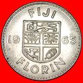 GREAT BRITAIN (1957-1965): FIJI ★ 1 FLORIN 1965...