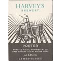 BEER MAT - HARVEYS BREWERY - PORTER - (Cat No 0...