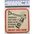 Vintage Beer Mat - Courage Barley Wine