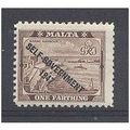 SG234 1/4d Grand Harbour,Valletta.Mounted Mint....