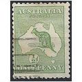 Australia 1913 SG1 1/2d Green Good/Fine Used . . .