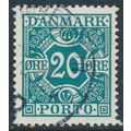 Denmark AFA P13/Scott J17, 20ø greenish blue Po...