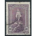 Australia 1938 SG177 10/- Dull Purple Robes Fin...