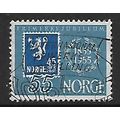 NORWAY 1955 STAMP CENTENARY 55 ORE BLUE & GREY ...