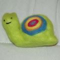 Handcrafted Snail needle felted 15cm's handmade...