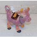 Vintage Thames Japan Ceramic Pink Milk Cow Blue...