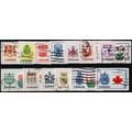 Canada. 1964 Complete Set (13 Vals) S.G.543/555...
