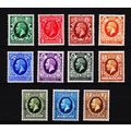 1934-36 KGV Photogravure set 11 values SG439 - ...