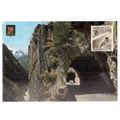 VALLS D'ANDORRA, SPAIN used postcard 1973 stamp =