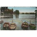 Postcard Enghien-Les-Bains, Paris, France. Lake...