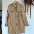 Gap Beige Women's Trench Raincoat Size Medium