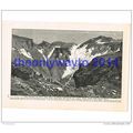 CRATER OF MOUNT FUJI, JAPAN, BOOK ILLUSTRATION,...