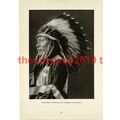 Sioux Indian Chief in Headress, USA, Book Illus...